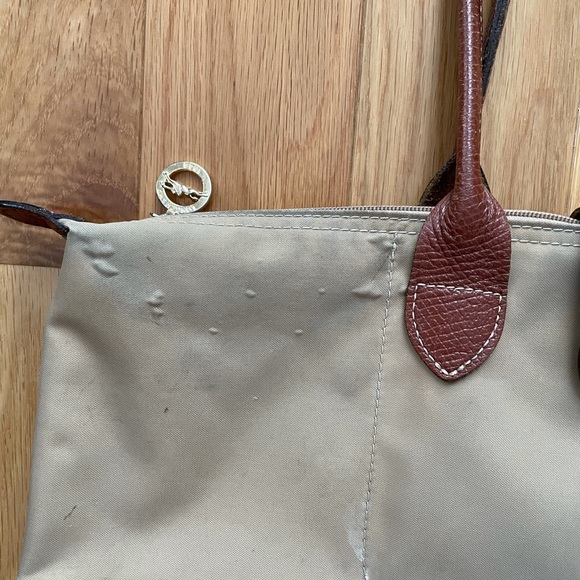 Le Pliage Large Nylon Shoulder Tote - Desert - Picture 7 of 8